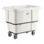 Lavex 16 Cubic Foot White Leakproof Cube Truck (1000 lb. Capacity) Lavex 16 Cubic Foot White Leakproof Cube Truck (1000 lb. Capacity)