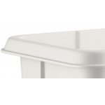 Lavex 16 Cubic Foot White Leakproof Cube Truck (1000 lb. Capacity) Lavex 16 Cubic Foot White Leakproof Cube Truck (1000 lb. Capacity)