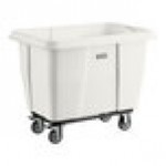 Lavex 16 Cubic Foot White Leakproof Cube Truck (1000 lb. Capacity) Lavex 16 Cubic Foot White Leakproof Cube Truck (1000 lb. Capacity)
