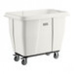 Lavex 16 Cubic Foot White Leakproof Cube Truck (1000 lb. Capacity) Lavex 16 Cubic Foot White Leakproof Cube Truck (1000 lb. Capacity)