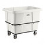 Lavex 16 Cubic Foot White Leakproof Cube Truck (1000 lb. Capacity) Lavex 16 Cubic Foot White Leakproof Cube Truck (1000 lb. Capacity)