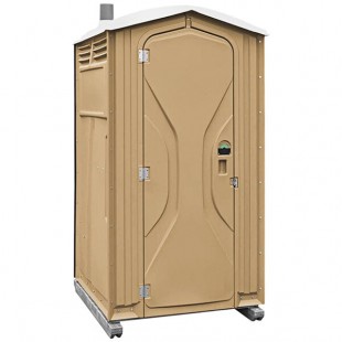 Satellite Tufway 2252A Sand Portable Restroom - Assembled Satellite Tufway 2252A Sand Portable Restroom - Assembled