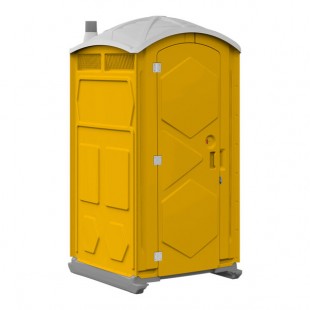 J & J Echo One ET701101X2108 Yellow Portable Restroom - Assembled J & J Echo One ET701101X2108 Yellow Portable Restroom - Assembled