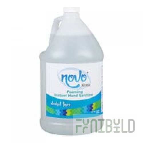 Kutol 68209 Health Guard Pour Top Gallon Foaming Light Linen No Alcohol Instant Hand Sanitizer - 4/Case
