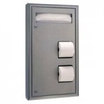 Bobrick B-3888 ClassicSeries Multi Roll Recessed Toilet Tissue Dispenser with Satin Finish Bobrick B-3888 ClassicSeries Multi Roll Recessed Toilet Tissue Dispenser with Satin Finish