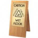 Cal-Mil 852-60 Bamboo WET FLOOR Sign Cal-Mil 852-60 Bamboo WET FLOOR Sign