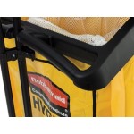 Rubbermaid® FG9T7500BLA High Security Janitor Cart with Locking Hood and Cabinets