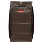 Rubbermaid® FG9T7500BLA High Security Janitor Cart with Locking Hood and Cabinets
