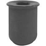 Wausau Tile TF1105 Senora 24 Gallon Concrete Round Decorative Outdoor Trash Can with Aluminum Funnel Lid Wausau Tile TF1105 Senora 24 Gallon Concrete Round Decorative Outdoor Trash Can with Aluminum Funnel Lid