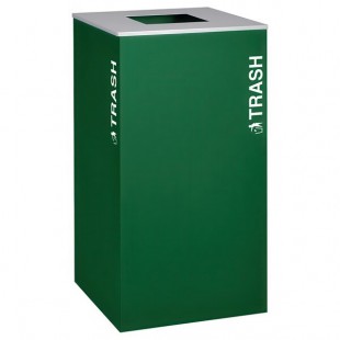 Ex-Cell Kaiser RC-KD36-T EGX Kaleidoscope XL Series Emerald Texture 36 Gallon Customizable Square Trash Can Ex-Cell Kaiser RC-KD36-T EGX Kaleidoscope XL Series Emerald Texture 36 Gallon Customizable Square Trash Can