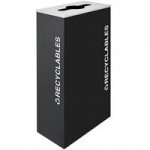 Ex-Cell Kaiser RC-KD36-T EGX Kaleidoscope XL Series Emerald Texture 36 Gallon Customizable Square Trash Can Ex-Cell Kaiser RC-KD36-T EGX Kaleidoscope XL Series Emerald Texture 36 Gallon Customizable Square Trash Can