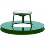 Witt Industries M3601-ATL-GN Green Steel Ash Top Lid for Oakley Series 36 Gallon Decorative Trash Can Witt Industries M3601-ATL-GN Green Steel Ash Top Lid for Oakley Series 36 Gallon Decorative Trash Can