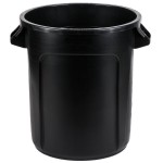 Rubbermaid® 1926827 BRUTE 10 Gallon Black Executive Round Trash Can