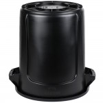 Rubbermaid® 1926827 BRUTE 10 Gallon Black Executive Round Trash Can