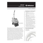 Advance ET610 100H 56105293 Dual Cord Portable Heated Carpet Extractor - 12.5 Gallon, 120V, 1,750W Advance ET610 100H 56105293 Dual Cord Portable Heated Carpet Extractor - 12.5 Gallon, 120V, 1,750W