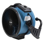XPOWER FC-150B Brushless DC Motor Rechargeable Whole Room Air Circulator Utility Fan - 1000 CFM; 115V
