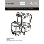 NaceCare Solutions RSV 150H 911322 6 Qt. Corded Backpack Vacuum with HEPA Filtration and ASTB2 Combination Floor Toolkit - 110/120V NaceCare Solutions RSV 150H 911322 6 Qt. Corded Backpack Vacuum with HEPA Filtration and ASTB2 Combination Floor Toolkit - 110/120V