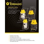 Tornado Taskforce 94236 20 Gallon Stainless Steel Wet / Dry Vacuum with Squeegee and Tools - 120V