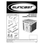 Suncast Modernist 317 cu. ft. Stoney Double-Door Storage Shed BMS7782