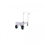 Harper 1,000 lb. Dual Pin Handle Wide Body Junior Aluminum Hand Truck / Platform Truck with 10 Harper 1,000 lb. Dual Pin Handle Wide Body Junior Aluminum Hand Truck / Platform Truck with 10