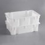 Choice White Solid Agricultural Crate - 24 Choice White Solid Agricultural Crate - 24