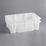 Choice White Solid Agricultural Crate - 24 Choice White Solid Agricultural Crate - 24