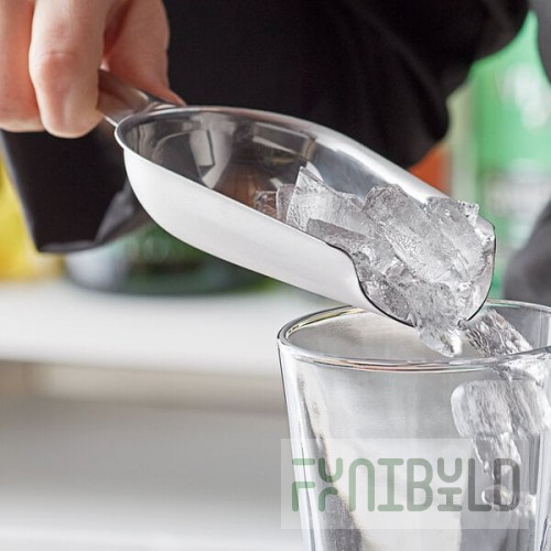 Vollrath 46790 5.5 oz. Heavy-Duty Stainless Steel Bar Scoop