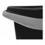 R&B Wire Products, Inc. 16 Bushel Black Polypropylene Bumper Truck 4616BLK/PTB