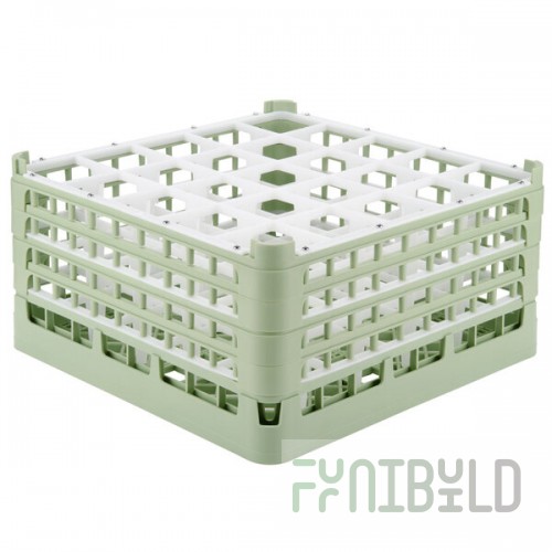 Vollrath 52713 Signature Full-Size Light Green 25-Compartment 8 1/2