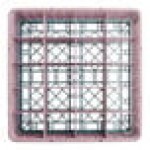 Noble Warewashing 20-Compartment Gray Full-Size Glass Rack with 3 Brown Extenders Noble Warewashing 20-Compartment Gray Full-Size Glass Rack with 3 Brown Extenders