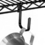Metro HK25B Black Large Snap-On Hook - 2 Metro HK25B Black Large Snap-On Hook - 2