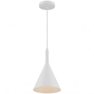 SATCO/NUVO Lightcap 1-Light Mini Pendant Light with Matte White Finish - 120V, 60W SATCO/NUVO Lightcap 1-Light Mini Pendant Light with Matte White Finish - 120V, 60W