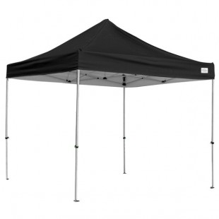 Caravan Canopy 21003505051 Alumashade Bigfoot 10' x 10' Black Light-Duty Commercial Grade Instant Canopy Deluxe Kit