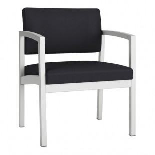 Lesro Lenox Steel Patriot Plus Black Vinyl Oversized Guest Arm Chair Lesro Lenox Steel Patriot Plus Black Vinyl Oversized Guest Arm Chair