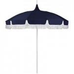California Umbrella SMPT 852 SUNBRELLA 2 Pagoda 8 1/2' Round Push Lift Umbrella with 1 1/2