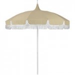 California Umbrella SMPT 852 SUNBRELLA 2 Pagoda 8 1/2' Round Push Lift Umbrella with 1 1/2