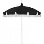 California Umbrella SMPT 852 SUNBRELLA 2 Pagoda 8 1/2' Round Push Lift Umbrella with 1 1/2
