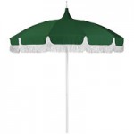 California Umbrella SMPT 852 SUNBRELLA 2 Pagoda 8 1/2' Round Push Lift Umbrella with 1 1/2