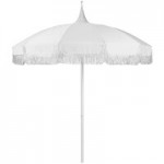 California Umbrella SMPT 852 SUNBRELLA 2 Pagoda 8 1/2' Round Push Lift Umbrella with 1 1/2