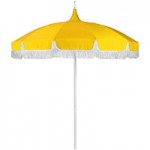 California Umbrella SMPT 852 SUNBRELLA 2 Pagoda 8 1/2' Round Push Lift Umbrella with 1 1/2