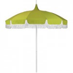 California Umbrella SMPT 852 SUNBRELLA 2 Pagoda 8 1/2' Round Push Lift Umbrella with 1 1/2