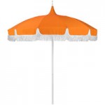 California Umbrella SMPT 852 SUNBRELLA 2 Pagoda 8 1/2' Round Push Lift Umbrella with 1 1/2