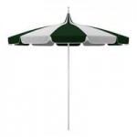 California Umbrella SMPT 852 SUNBRELLA 2 Pagoda 8 1/2' Round Push Lift Umbrella with 1 1/2