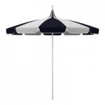 California Umbrella SMPT 852 SUNBRELLA 2 Pagoda 8 1/2' Round Push Lift Umbrella with 1 1/2