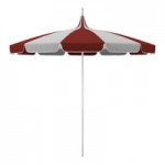 California Umbrella SMPT 852 SUNBRELLA 2 Pagoda 8 1/2' Round Push Lift Umbrella with 1 1/2