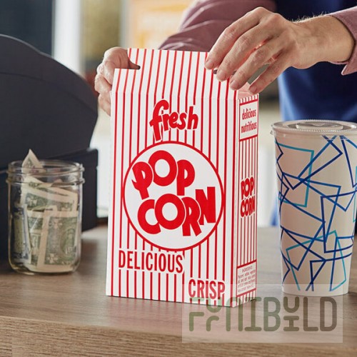 Great Western 11074 2.3 oz. Popcorn Box - 250/Case