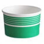 Choice 16 oz. Green Paper Frozen Yogurt / Soup / Food Cup - 1,000/Case