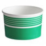 Choice 16 oz. Green Paper Frozen Yogurt / Soup / Food Cup - 1,000/Case