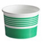 Choice 16 oz. Green Paper Frozen Yogurt / Soup / Food Cup - 1,000/Case