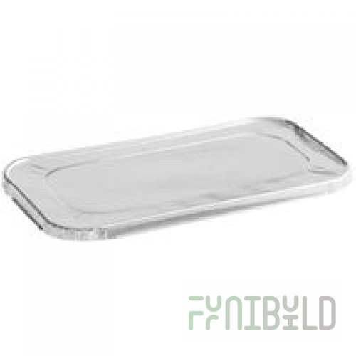 Western Plastics Third Size Foil Steam Table Pan Lid - 100/Case